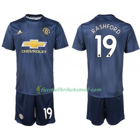Fußballtrikots Manchester United RASHFORD 19 Kinder 2018-2019 Kurzarm Ausweichtrikot kaufen